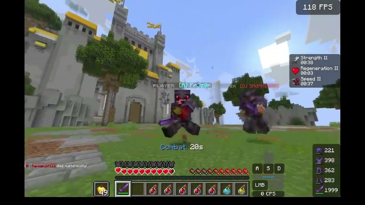 Playing on Feather Client for the first time