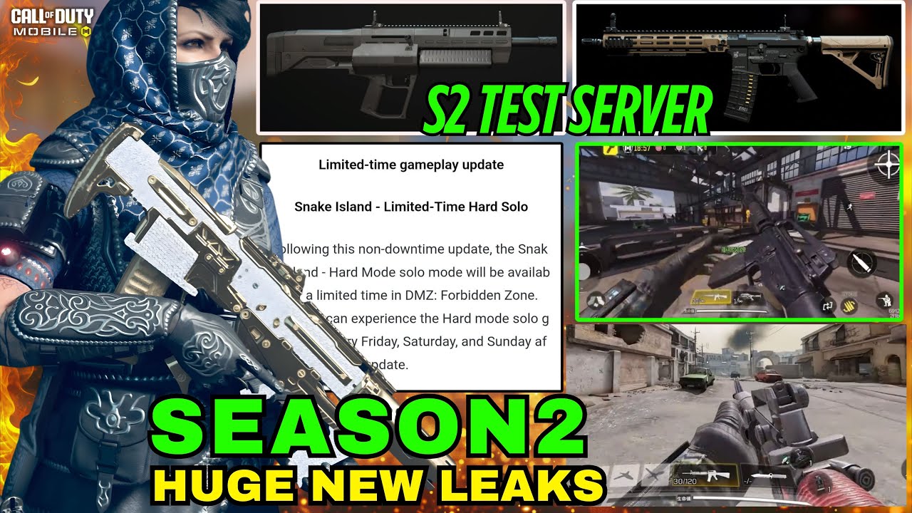 Season 2 Cod Mobile New Leaks | Season 2 Test Server Call of Duty Mobile 2026 | S2 Codm Leaks