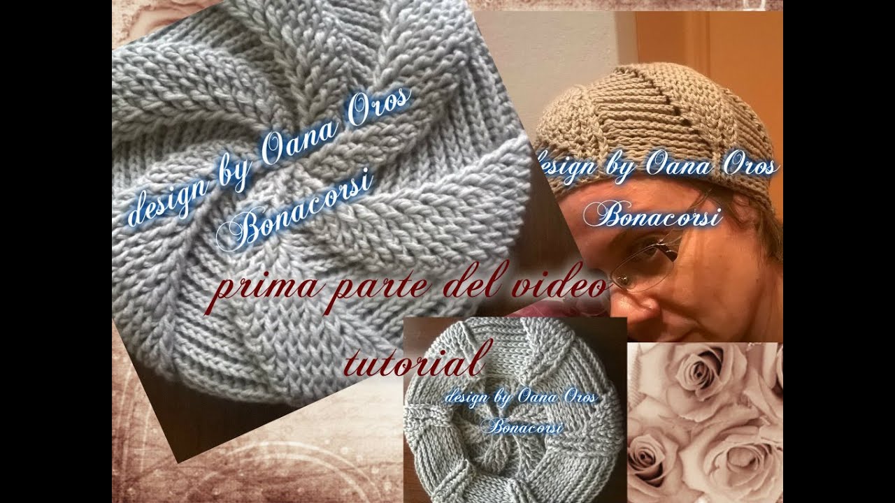 crochet swirl beret I