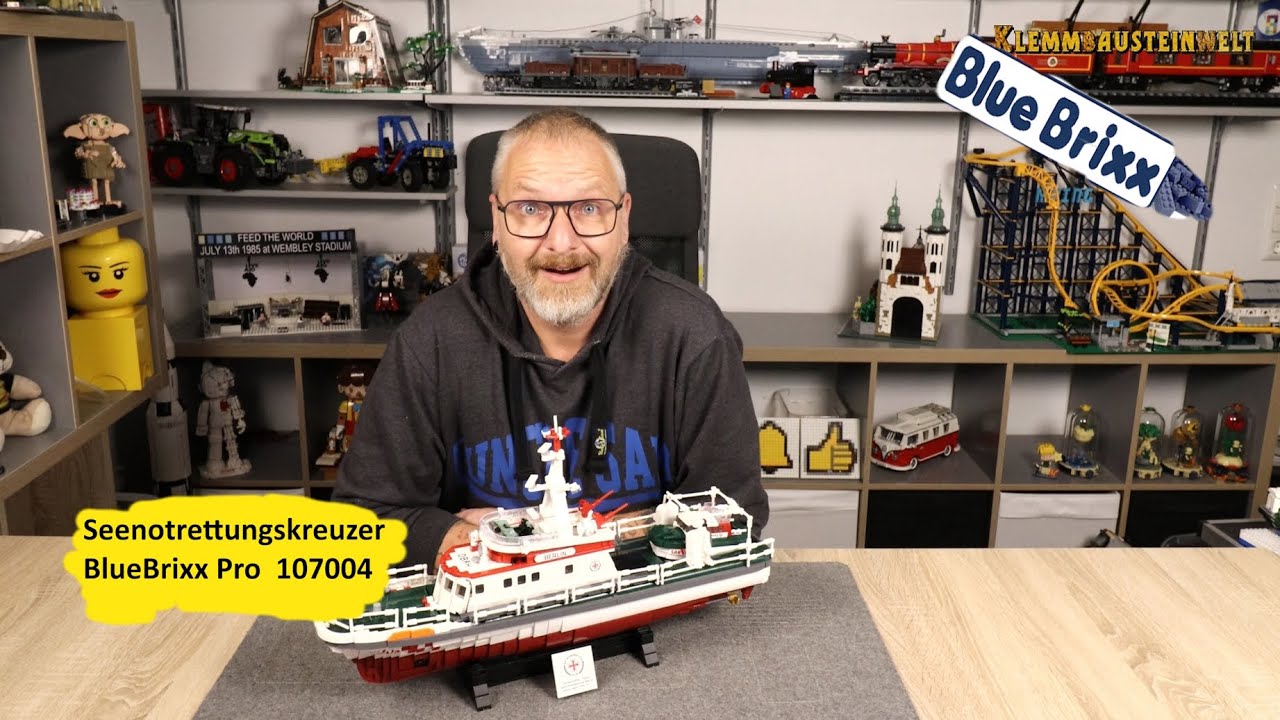 Hut ab, Bluebrixx. Seenotrettungskreuzer 107004