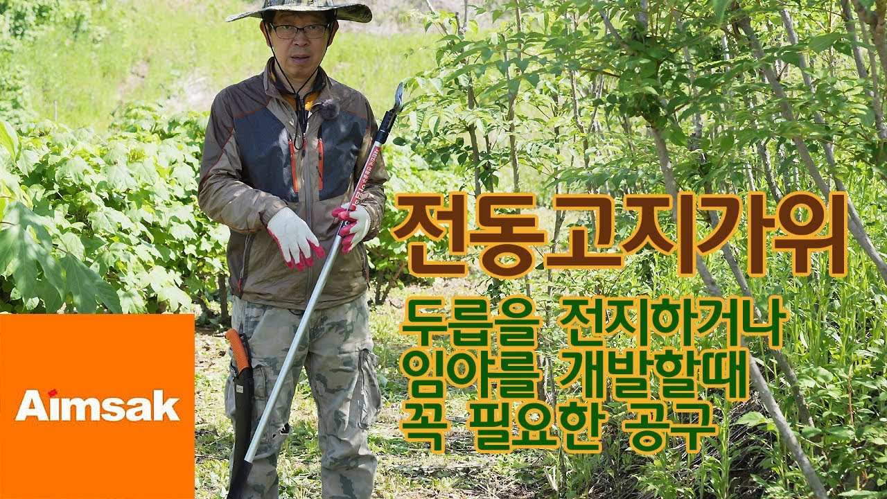아임삭 전동고지가위 (두릅 전지용 가위)
