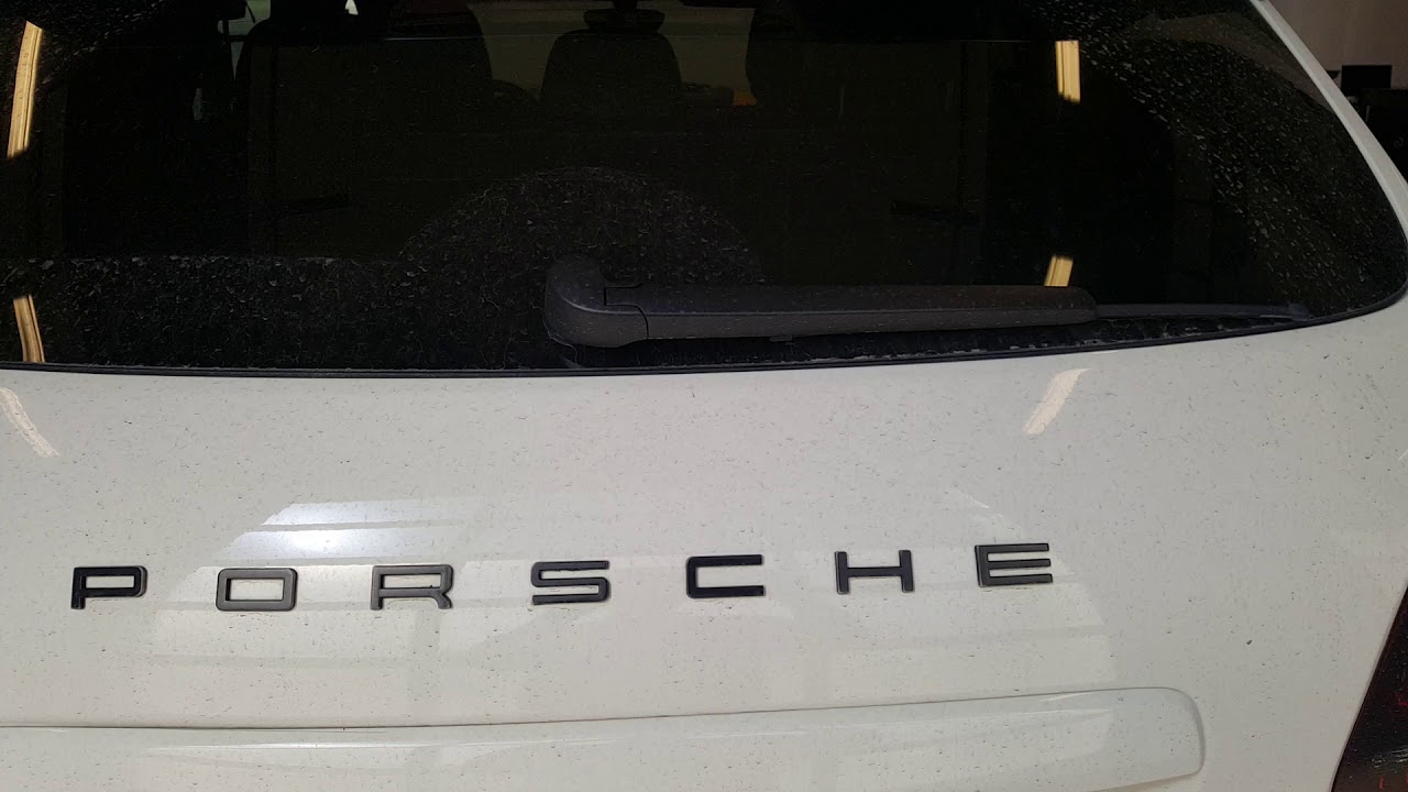 Porsche Cayenne chassis number location