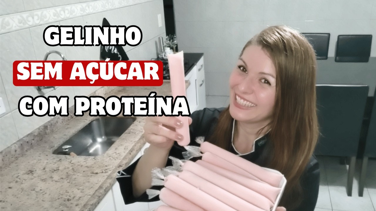 Como Fazer GELINHO com PROTEÍNA | Receita SEM AÇÚCAR | Nelma Santos Receitas