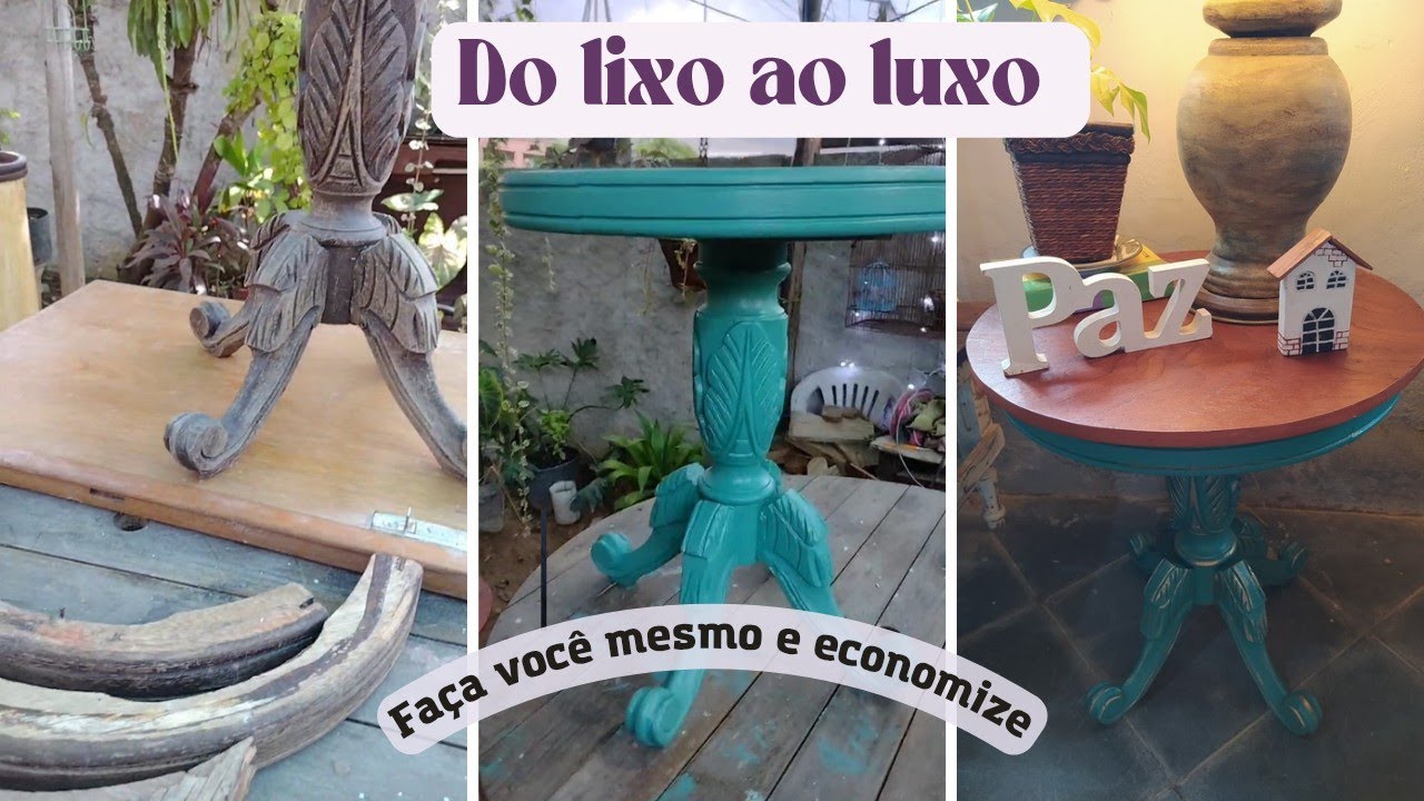 Faça isso é economize, achei no LIXO. E ficou um LUXO.