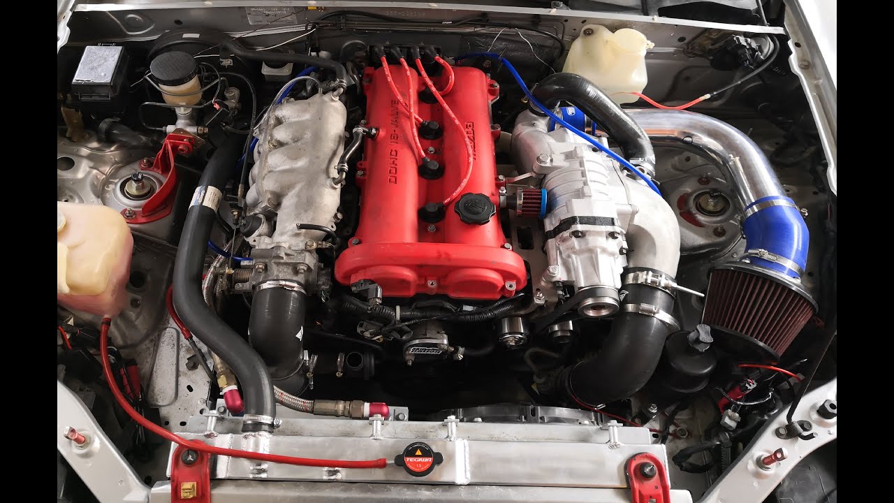Mx5 Miata 1.8 NB 99 Supercharger M45 sound