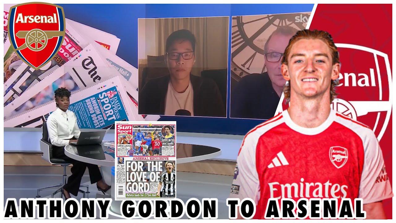 Arsenal IN TALKS with Newcastle | Anthony Gordon to Arsenal | Arsenal WINNING EPL, UCL & FA