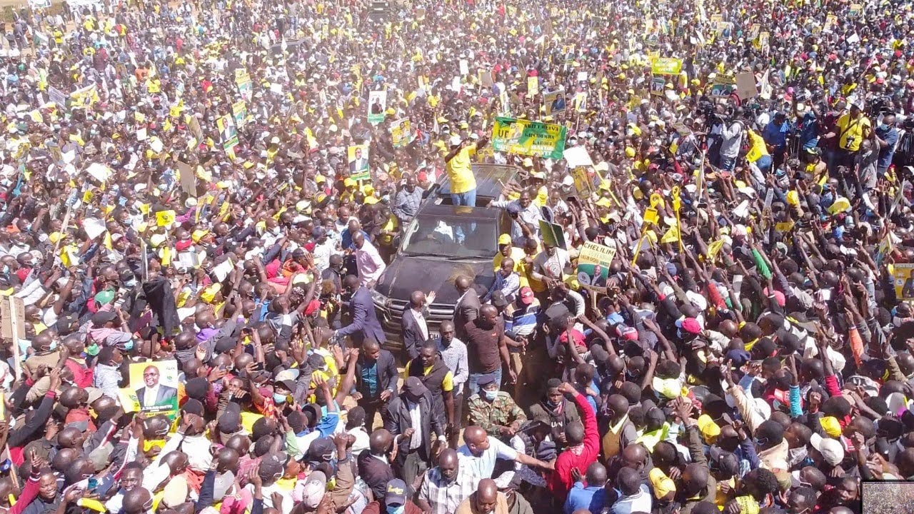 SEE HOW DP RUTO ARRIVED AT ELDORET SPORTS CLUB FOR HIS MEGA RALLY!!🔥🔥🔥