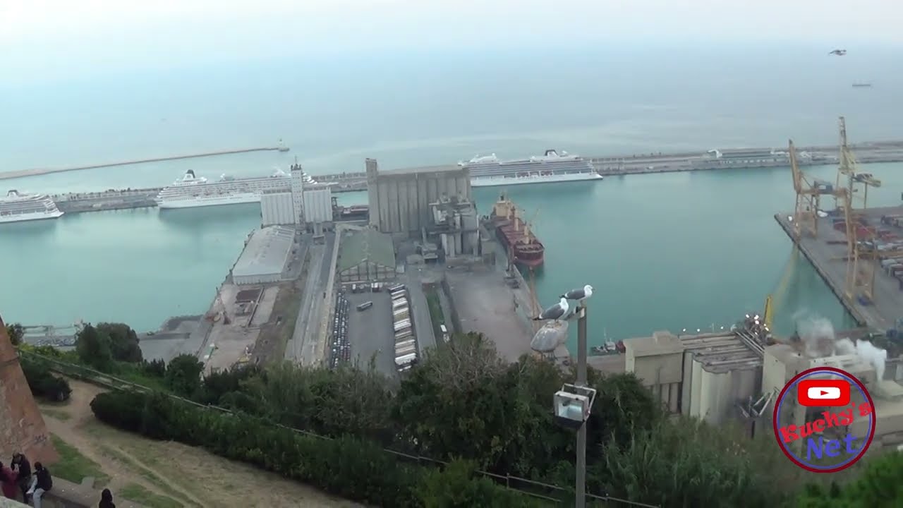 Barcelona el Castillo de Montjuic /España
