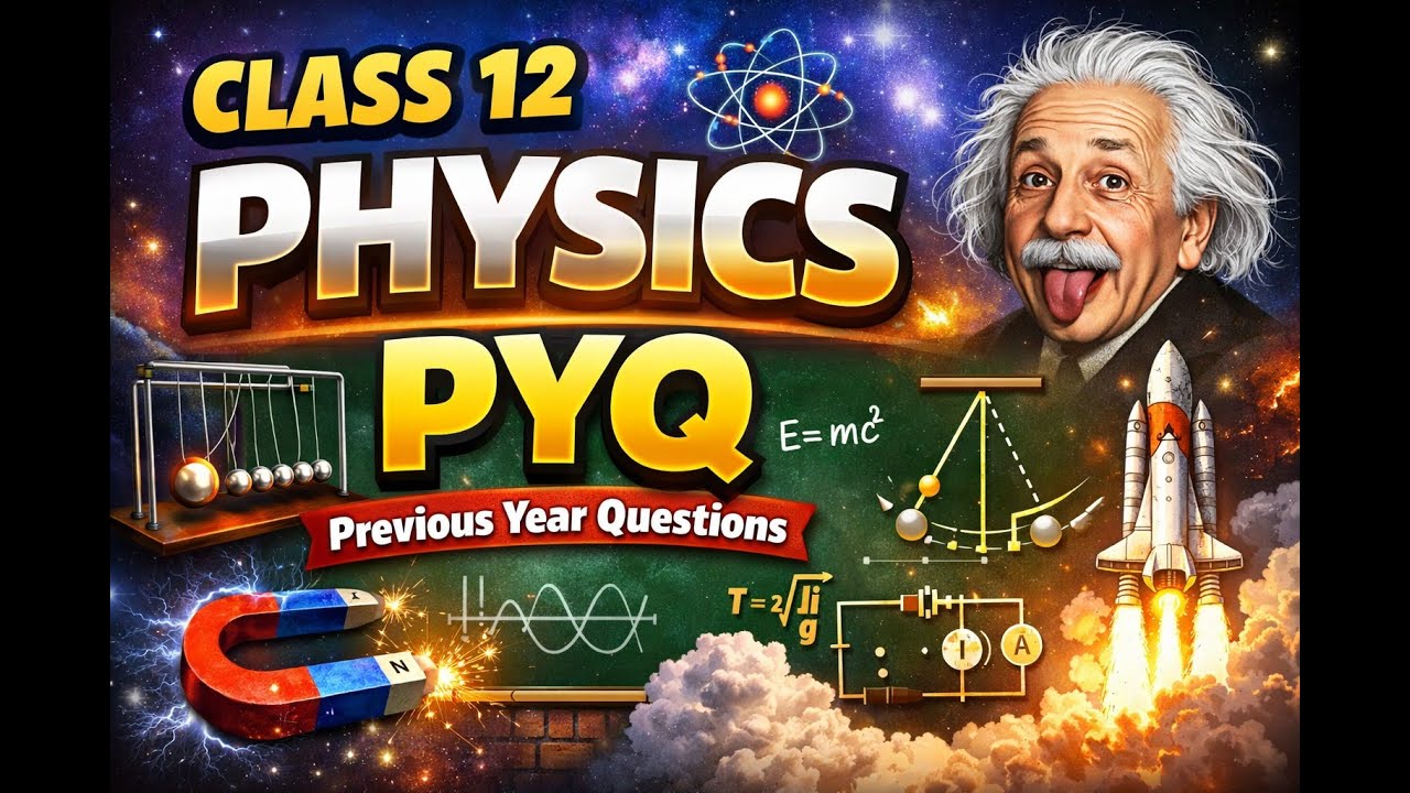 Class 12 Physics PYQ |📘 Class 12 Physics PYQ | Previous Year Questions (CBSE Board)