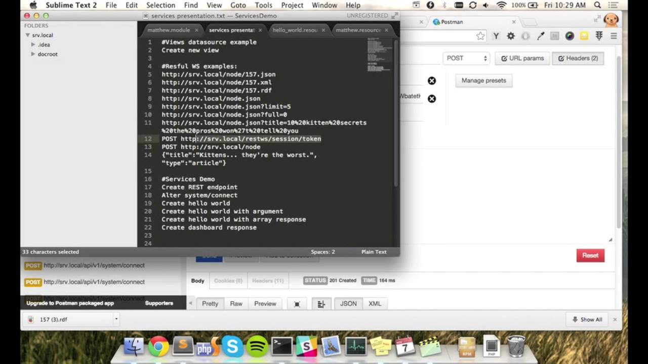 Producing REST Web Services in Drupal 7 - Baltimore Drupal Camp 2014