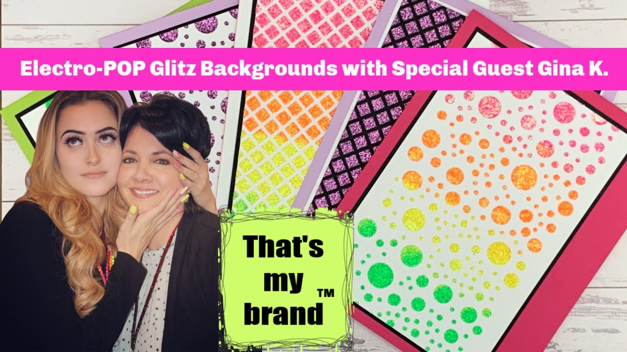 Electro-POP Glitz Backgrounds with Gina K.
