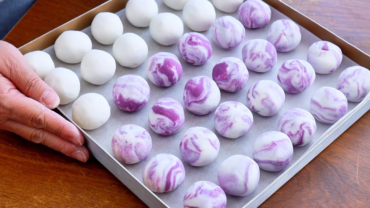 家庭自製湯圓食譜👍水煮不破皮、冷凍不開裂，只因為多了這一步⁉️最好吃的2種外皮和餡料，家人和朋友人人稱讚，升級版湯圓皮做法，全靠我學到的商業機密，值得收藏【阿栗食譜503】