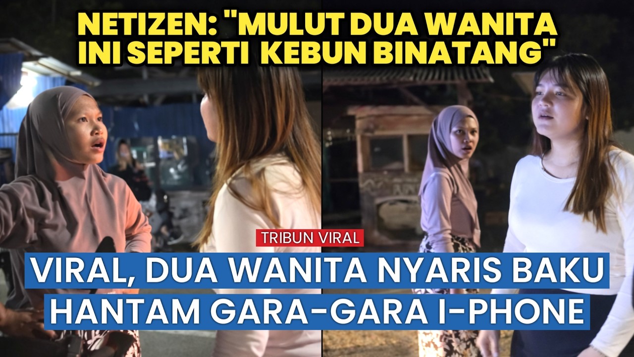 Detik-detik Dua Wanita Adu Mulut di Palu, Kata “Mutiara” dan iPhone Jadi Pemicu