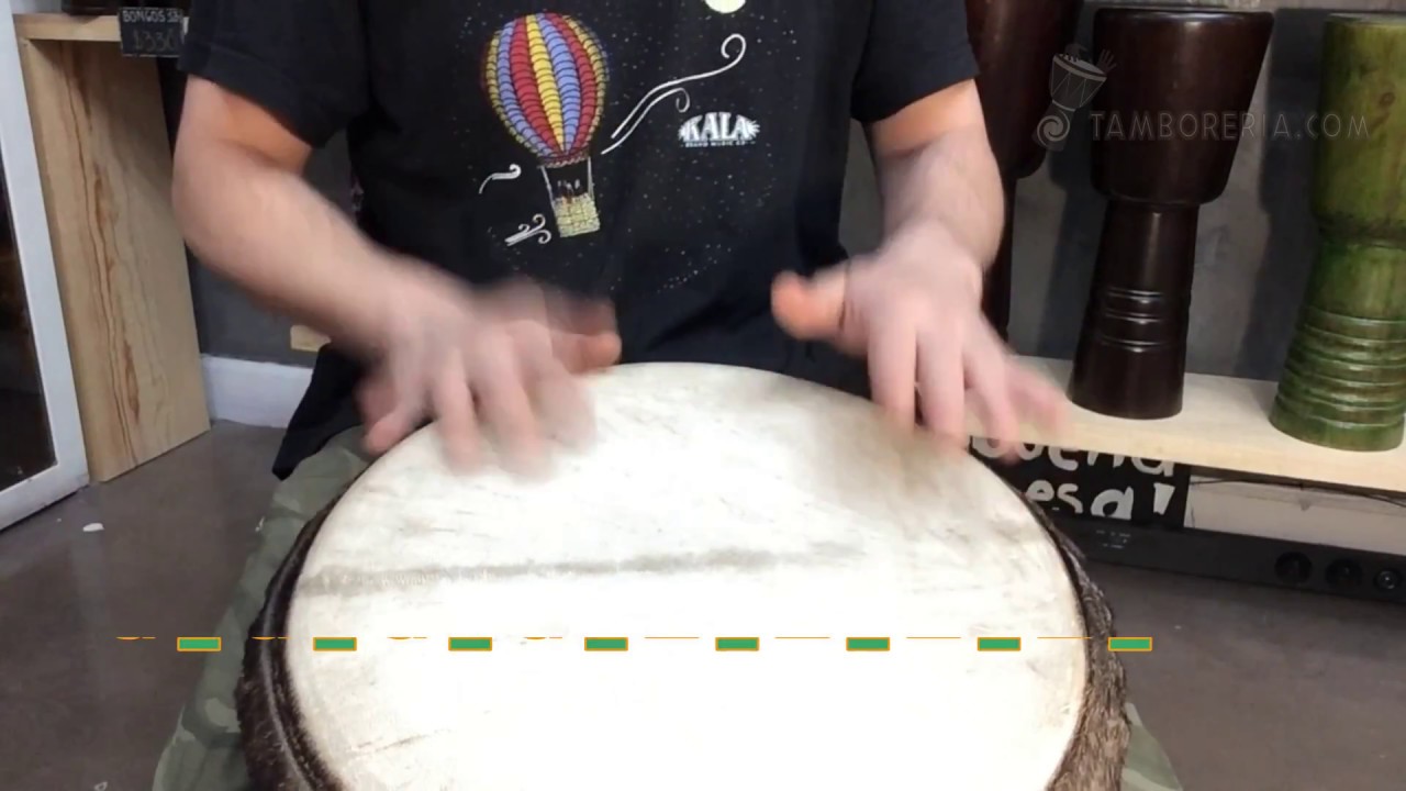 Aprende nuevos ritmos Golpes básicos Para Djembe - Tamborería