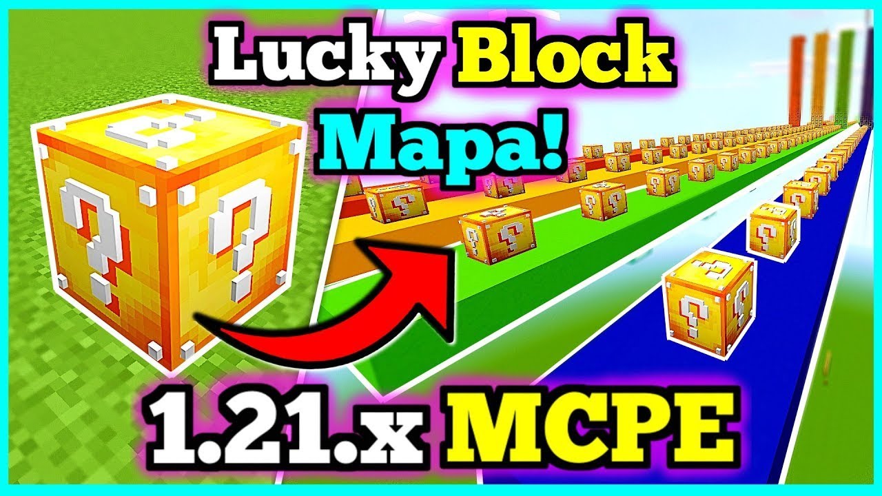 Minecraft Lucky block map