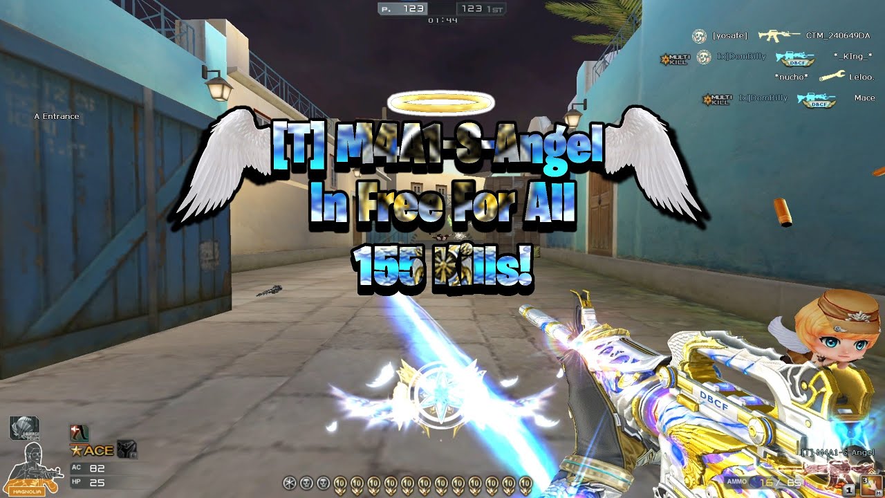 Crossfire West | [T] M4A1-S-Angel in Free For All | 155 Kills!