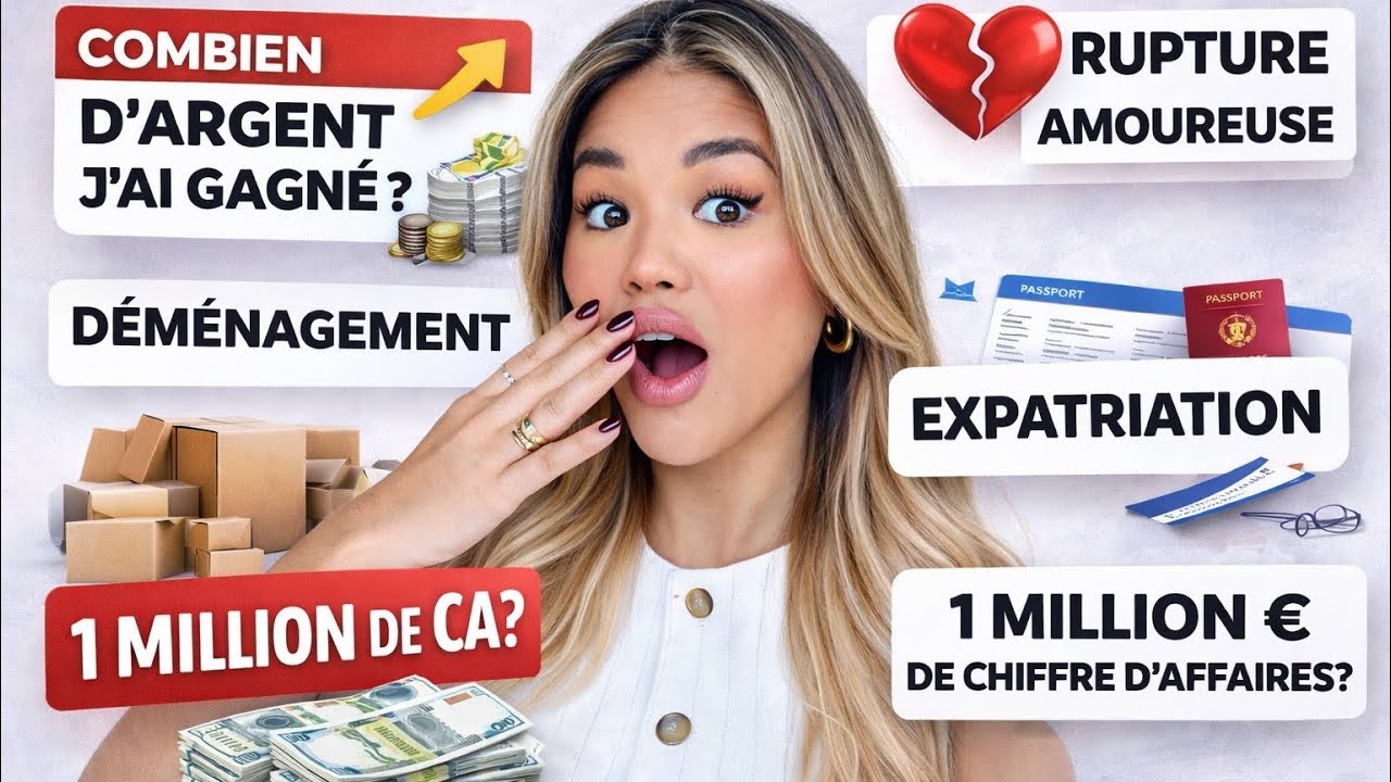 Bilan brutal 2025 : rupture, pertes, Dubaï… la vérité derrière 1M€