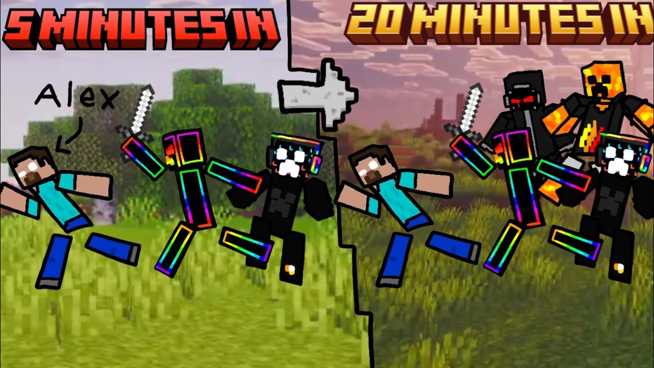 Manhunt with alex but more hunters join overtime!