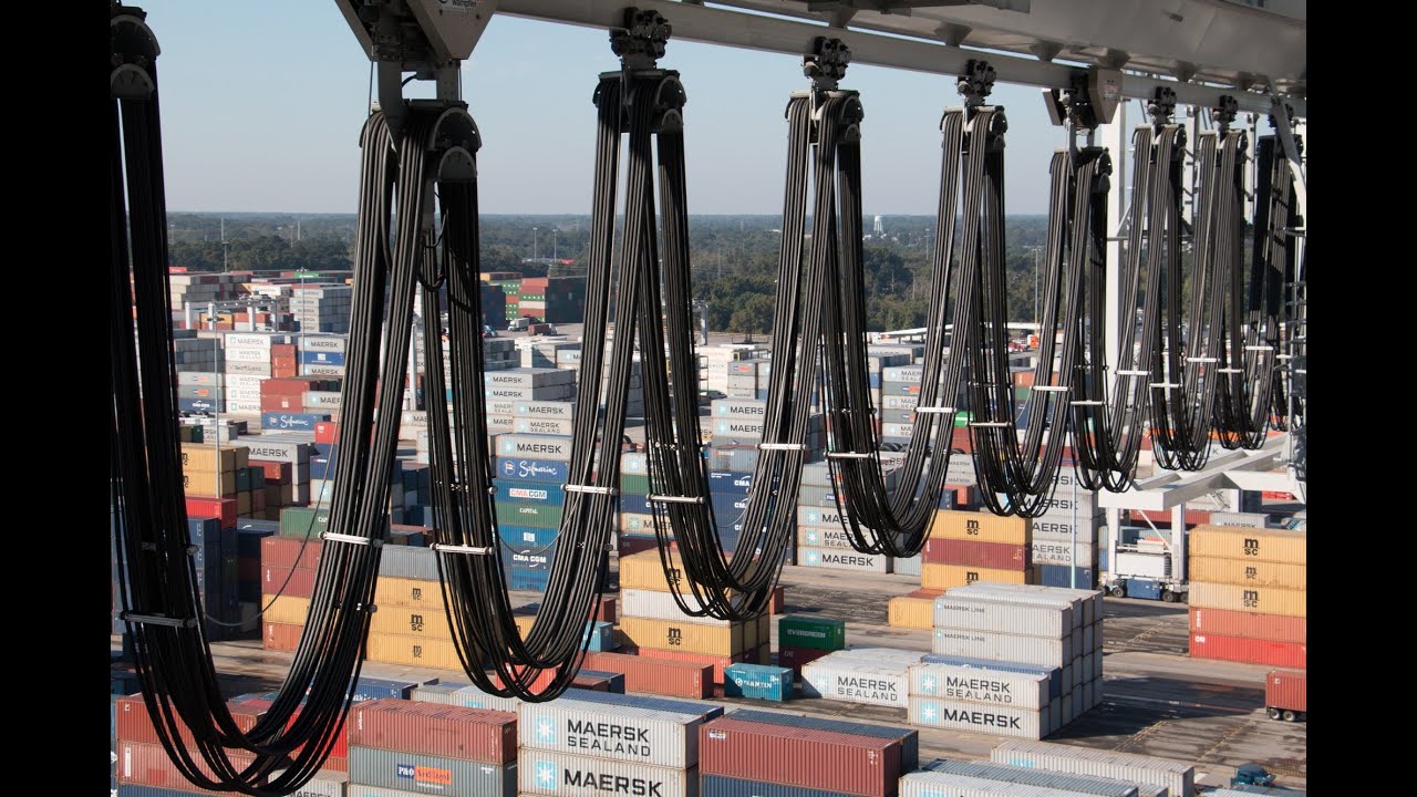 Tour of Super Post Panamax Cranes at GPA