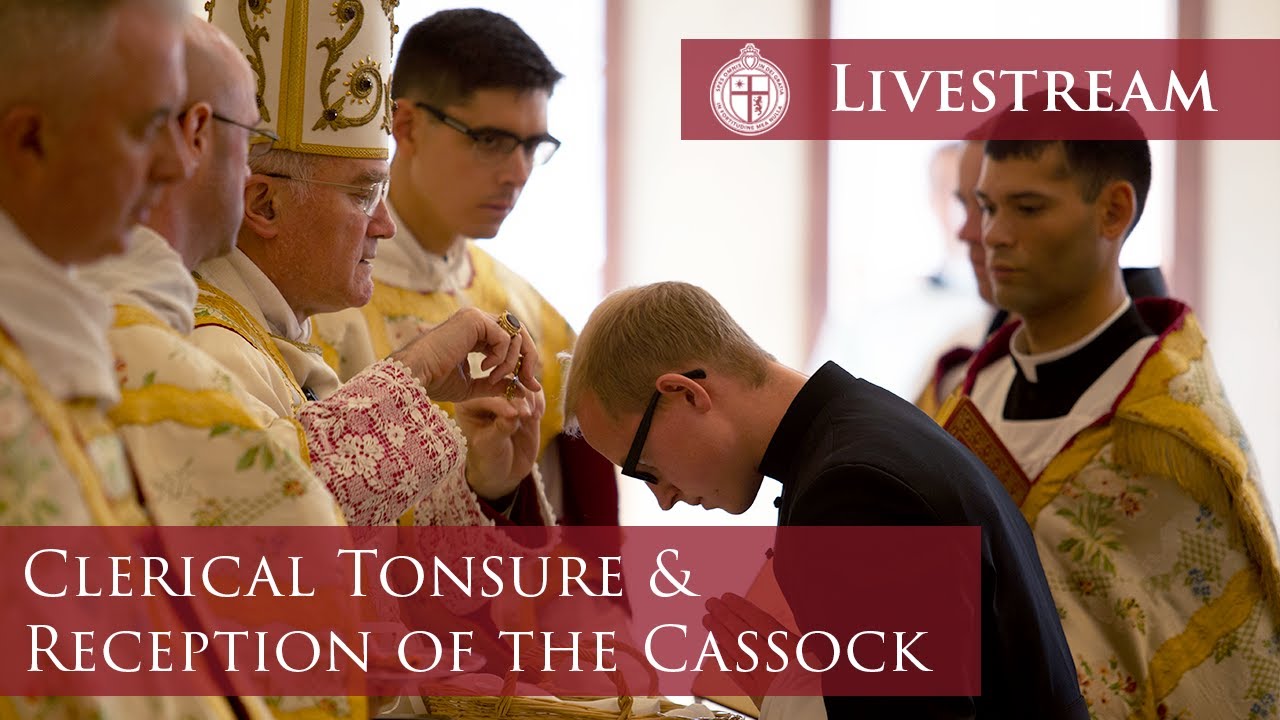 Reception of Cassock and Tonsure - Candlemas - 2/2/23 - St. Thomas Aquinas Seminary