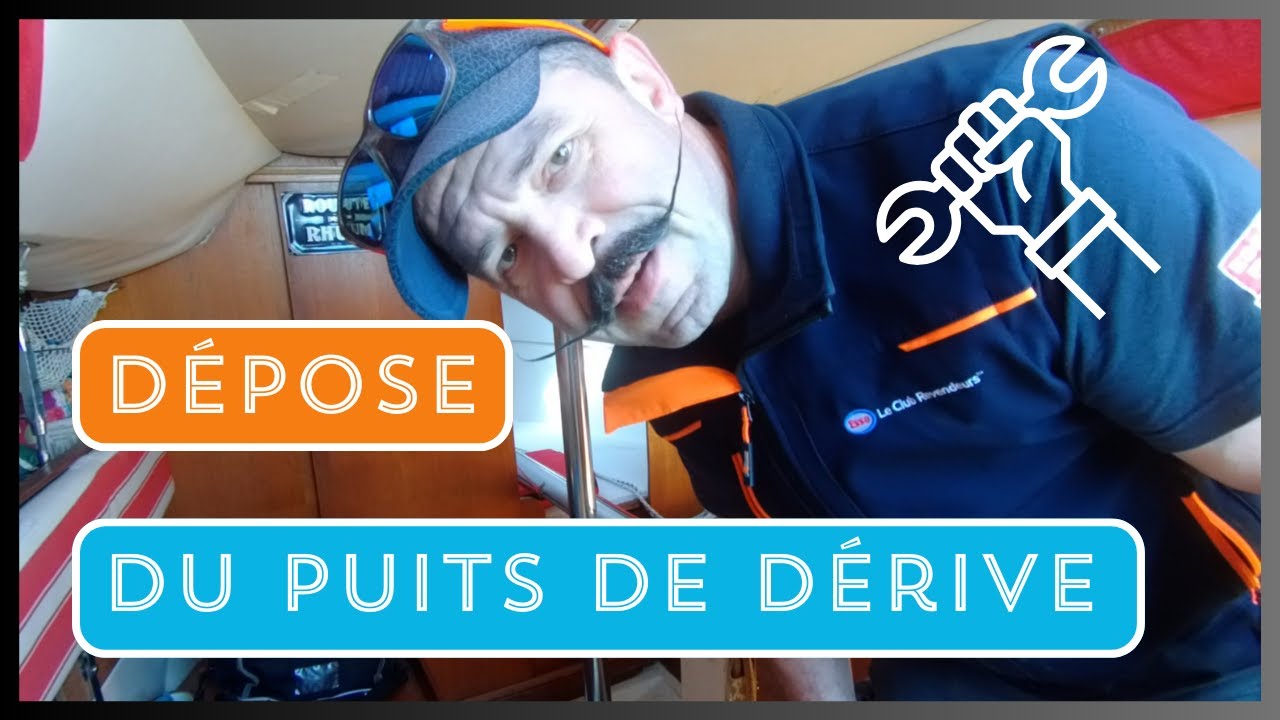 VOILIER: Je démonte le puits de Dérive de mon Kelt 7.60