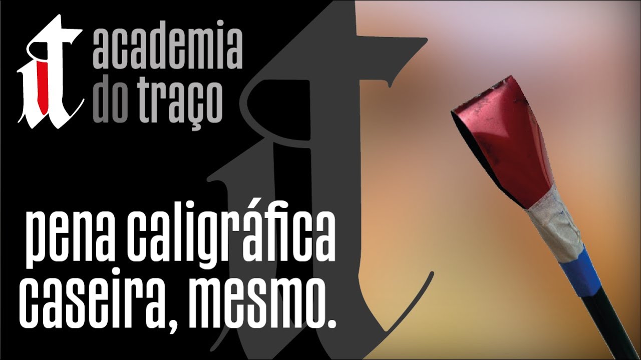 Aprenda como fazer uma pena caseira para caligrafia gótica!