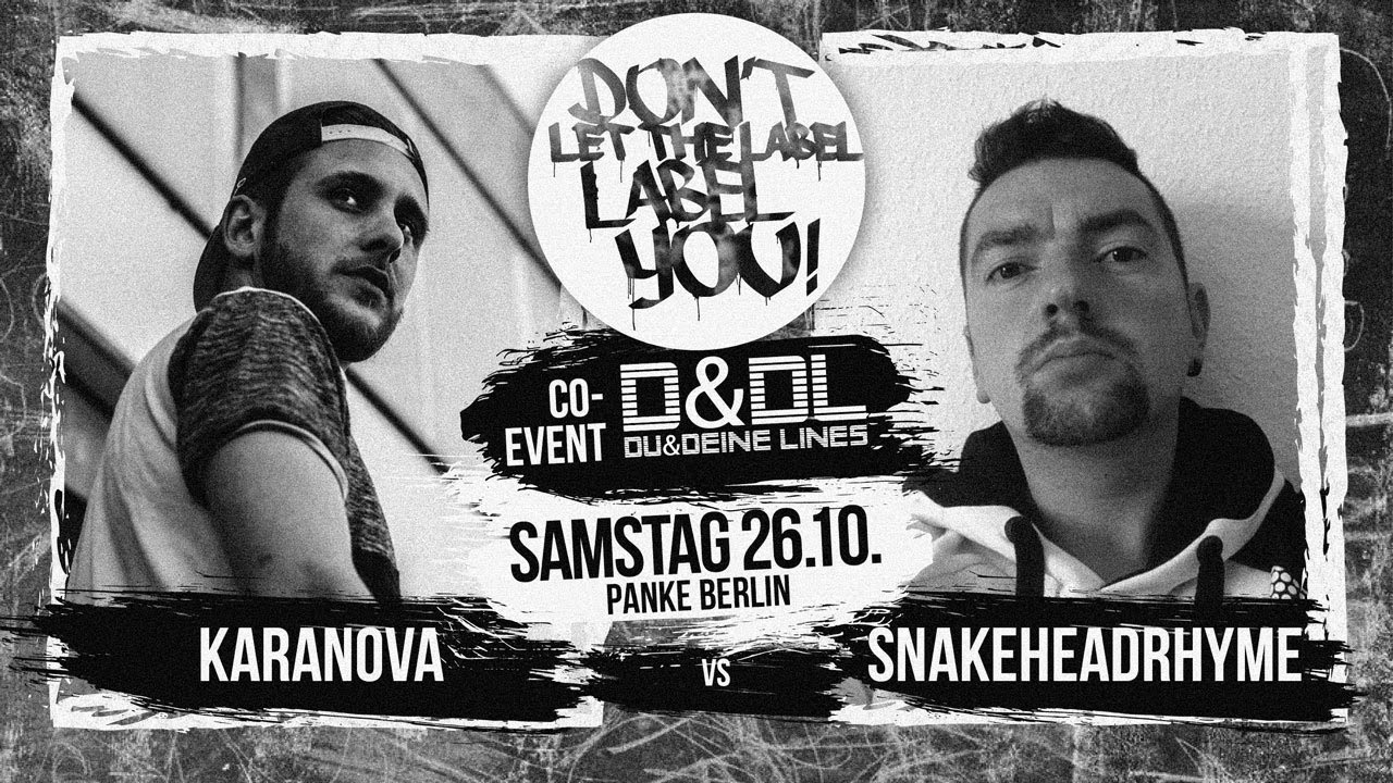 SnakeHeadRhyme vs Karanova // DLTLLY RapBattle (Berlin // D&DL-CoEvent) // 2019