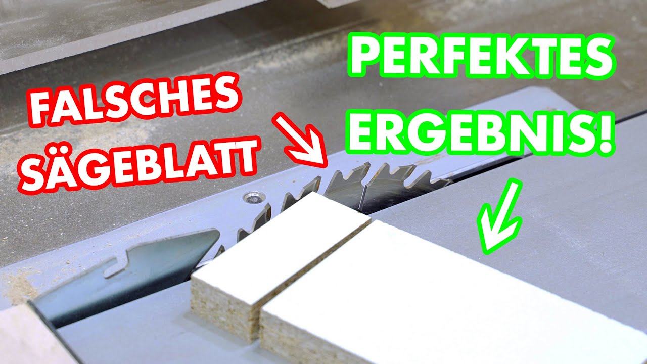Perfekte Schnitte an der Kreissäge - Alle Tricks im Vergleich mit Spanplatte