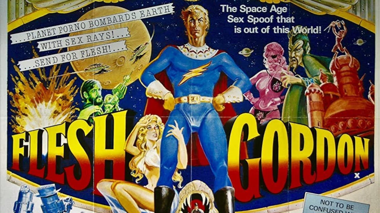 FLESH GORDON movie review. The funniest softcore p**n sexploitation film.