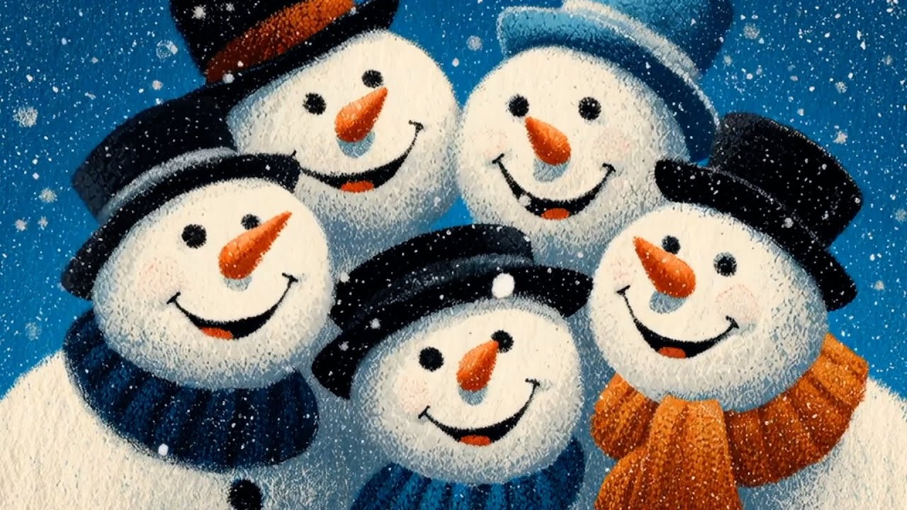 Zimowa Rapsodia ❄️🎵 niezwykła piosenka dla dzieci o śniegu, bałwanku i zimowych zabawach ☃️✨