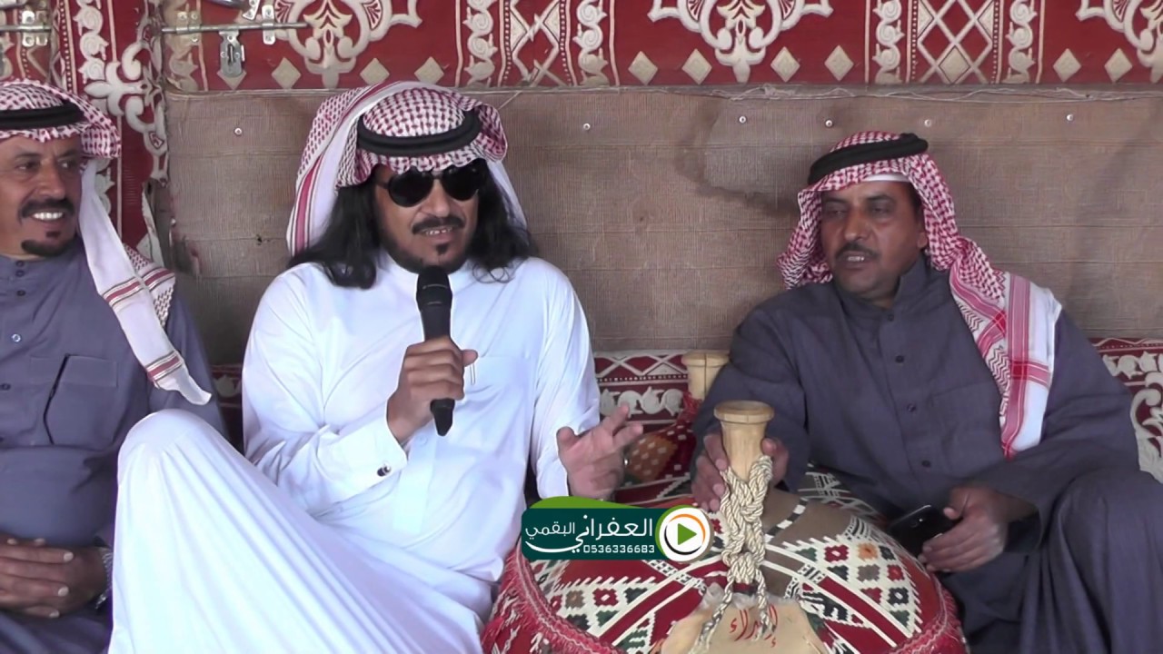 العفراني في مقابله مع الشاعر عبدالله بن راكان العنزي وعدد من الشعراء في ربيع الشمال