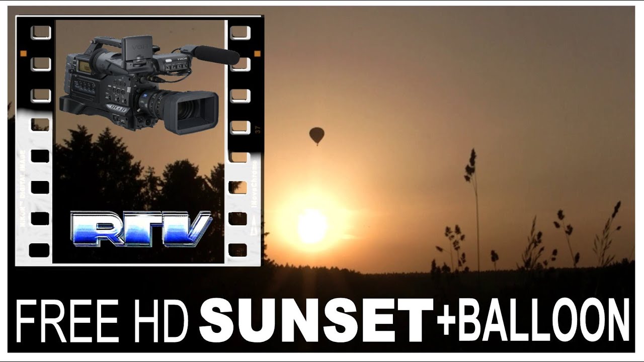 Sonnenuntergang +Balloon HD free Sundown Nature Black Forest Schwarzwald Germany