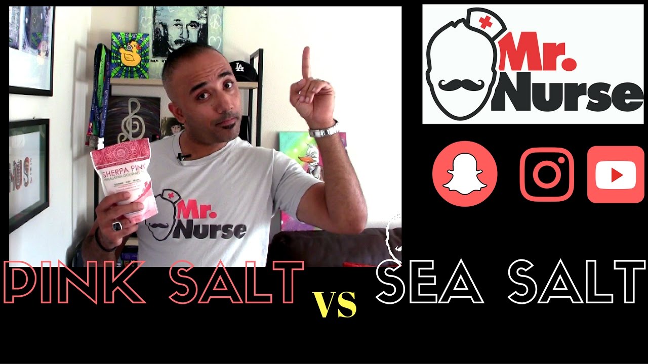 PINK SALT (Himalayan) VS SEA SALT VS TABLE SALT