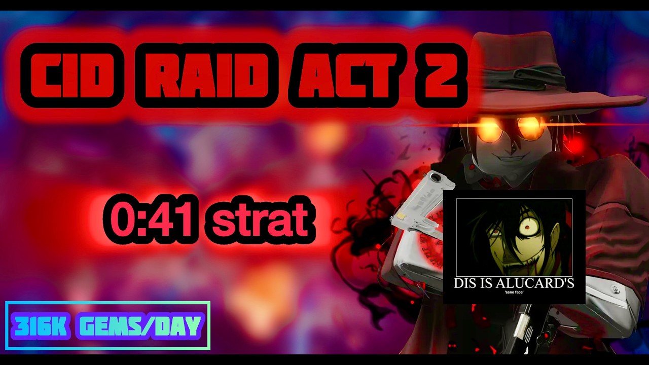0:41 ACT 2 - Cid raid strat (macroable + no divinity)