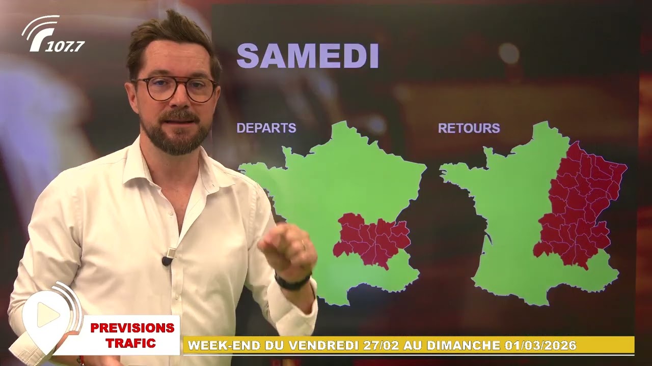 PRÉVISIONS TRAFIC – Encore deux zones en vacances d’hiver