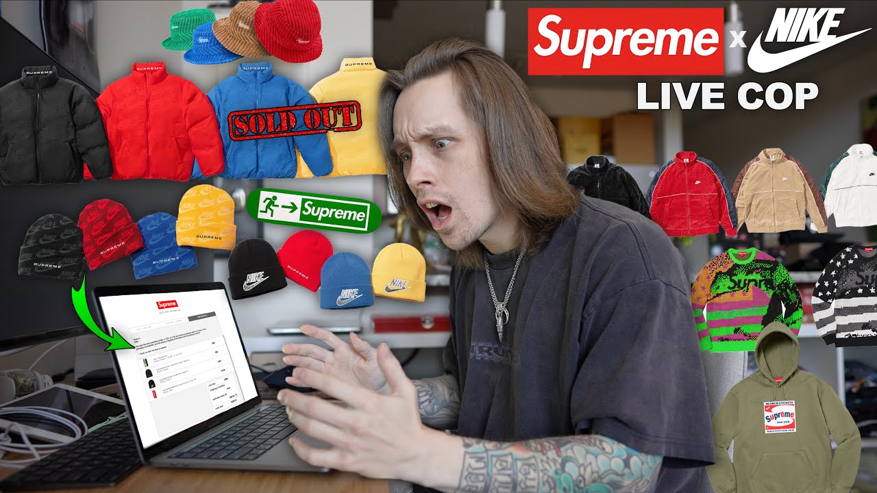 WHAT IS WRONG WITH SUPREME WEBSITE?! Supreme Nike Week 3 Live Cop!