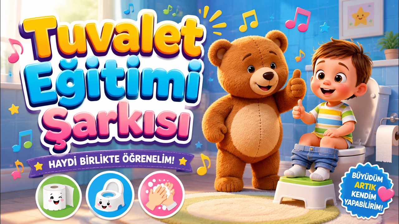 Tuvalet Eğitimi Şarkısı - Eğlenceli ve Kolay Tuvalet Alışkanlığı | Bebek Şarkıları 2026
