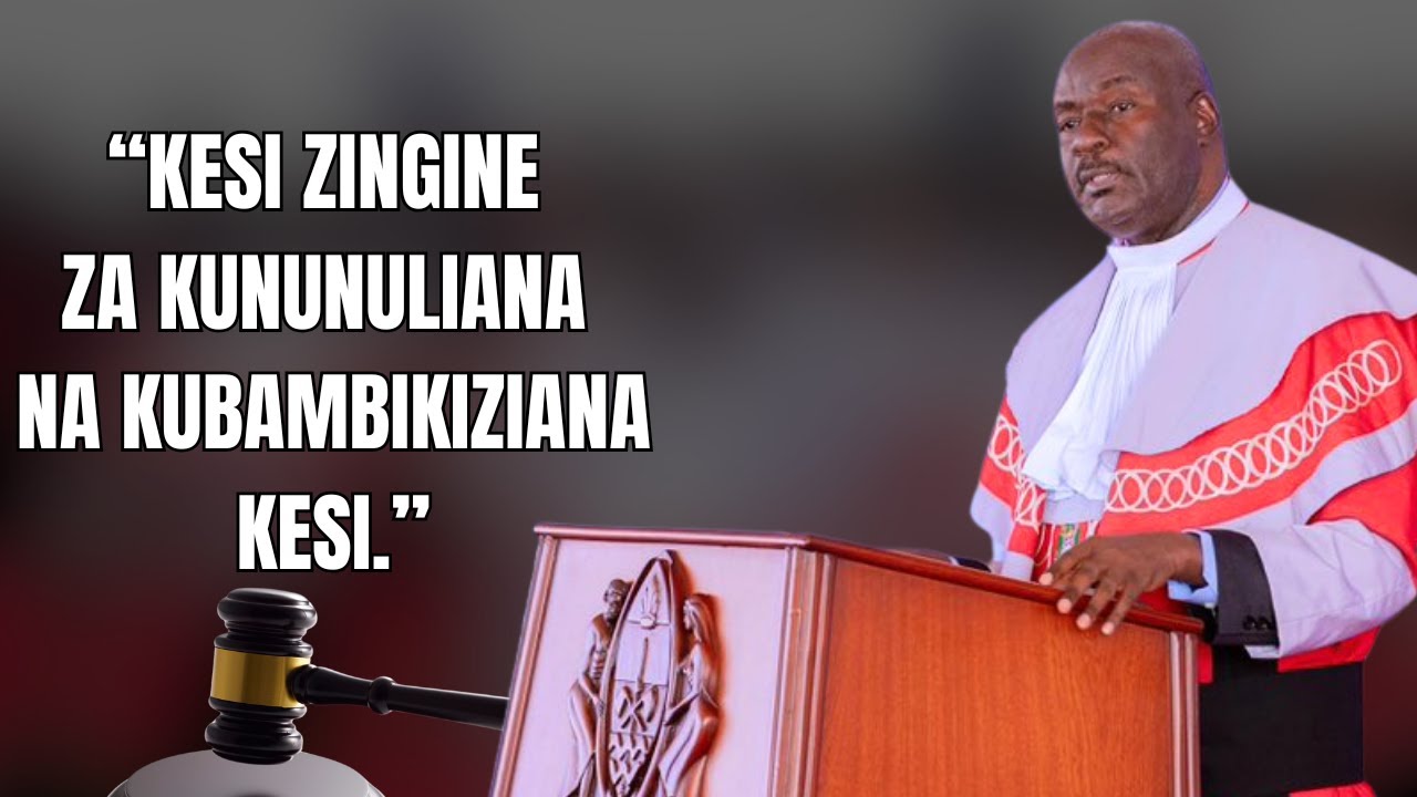 Jaji Mkuu Atoa Maagizo Watu Wapewe Dhamana: 