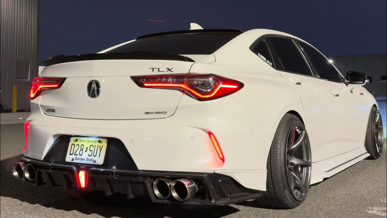 Acura TLX 2021-25 rear aero kit install 