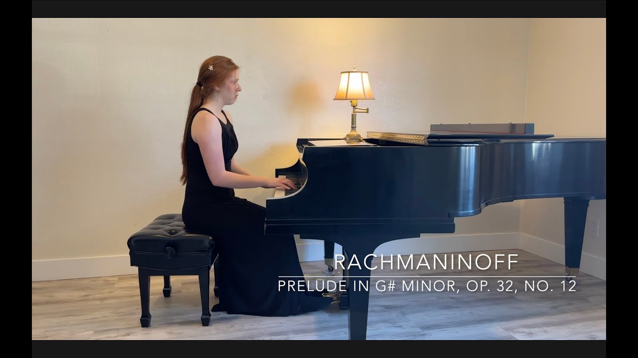Rachmaninoff Prelude in G# Minor, Op. 32, No. 12 | Adelyn Bendorf, piano