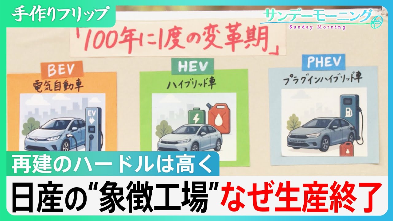 日産自動車を象徴する工場、なぜ生産終了に？　“100年に1度の変革期”で高い再建ハードル【サンデーモーニング】｜TBS NEWS DIG
