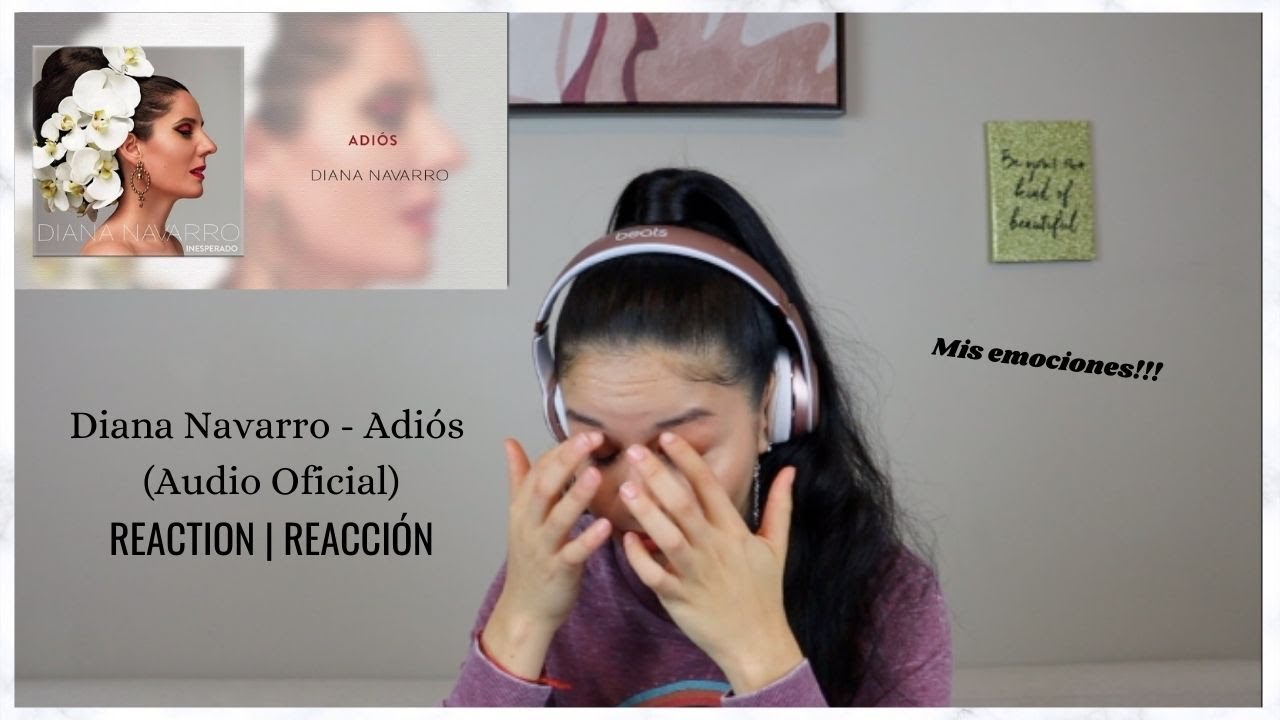 DIANA NAVARRO - Adiós (Audio Oficial) REACTION | REACCIÓN