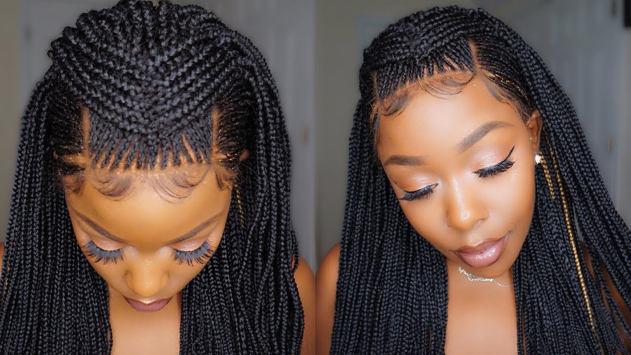 The Ultimate Braided Wig Design, Glueless application ft. Rayzeesignaturehairsng