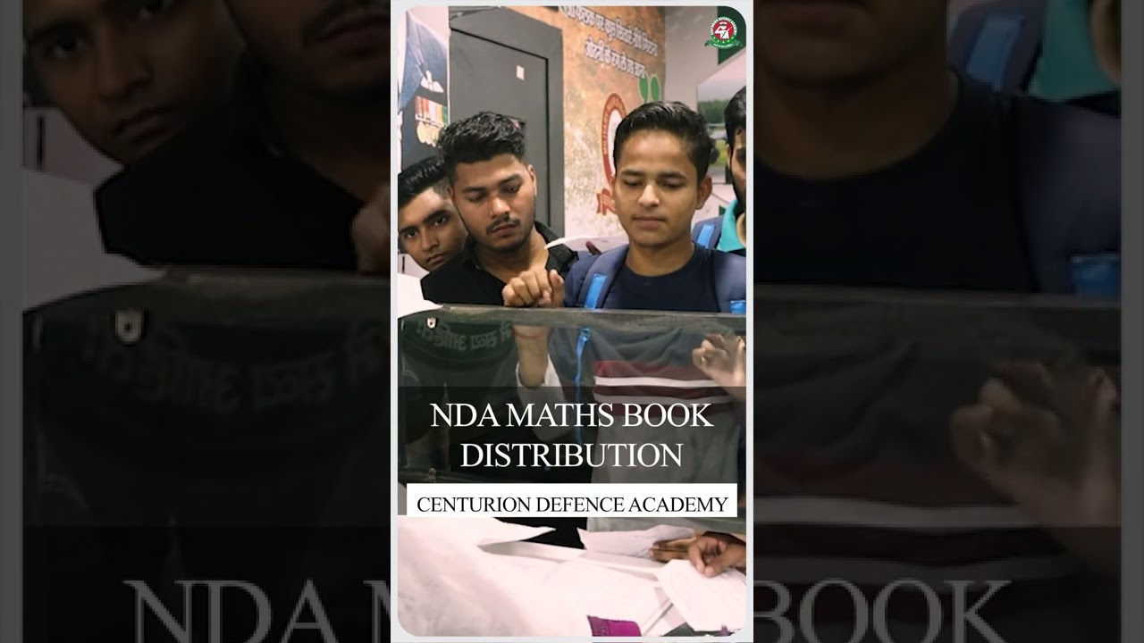Mathematics Book Distribution to Students at Cenuturion Defence Academy | NDA Maths Books
