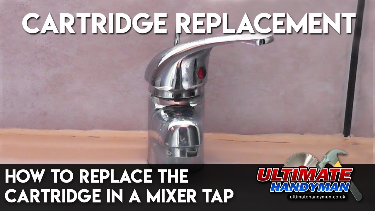 How to replace the cartridge in a mixer tap