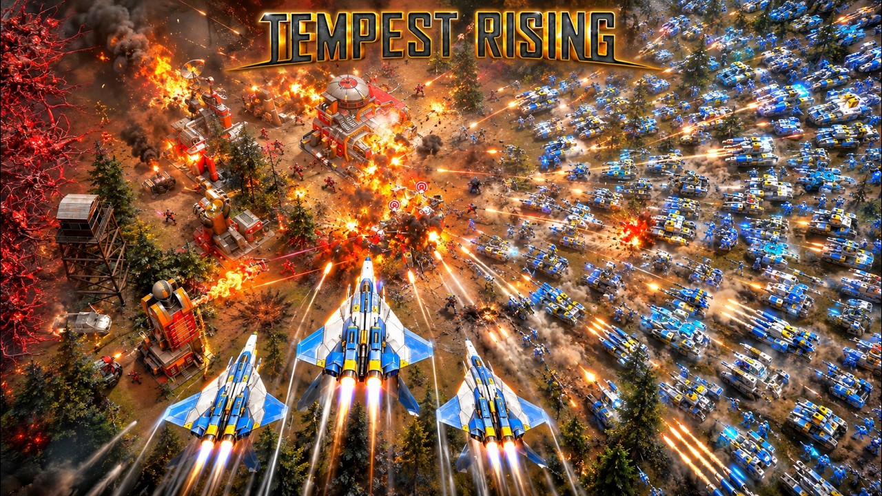 Tempest Rising | BRUTAL 2v2 Skirmish Gameplay [4K] HARDEST DIFFICULTY!