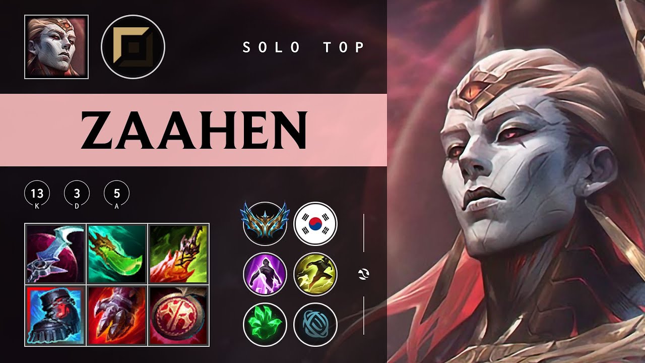 Zaahen Top vs Jax - KR Challenger Patch 25.23