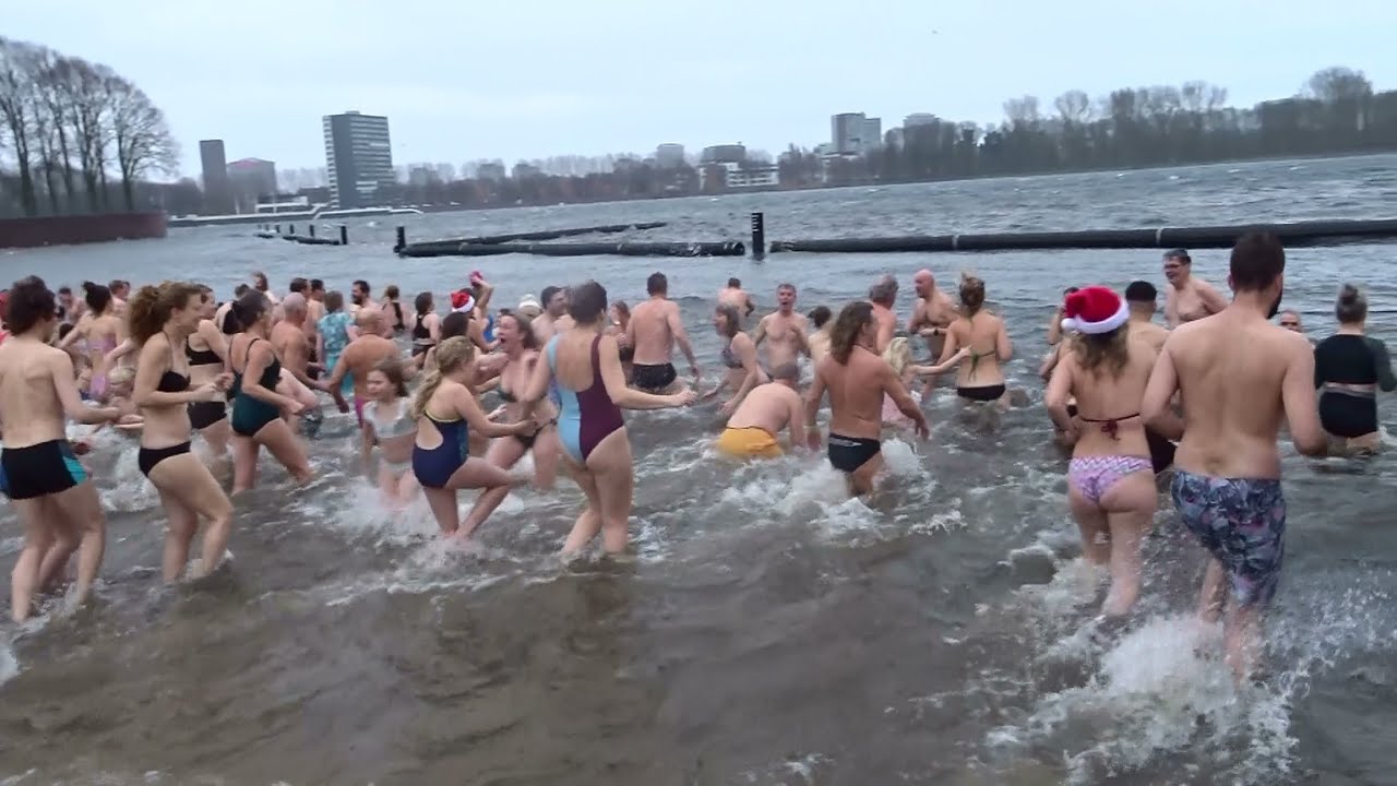 Nieuwjaarsduik Sloterplas Amsterdam 2025