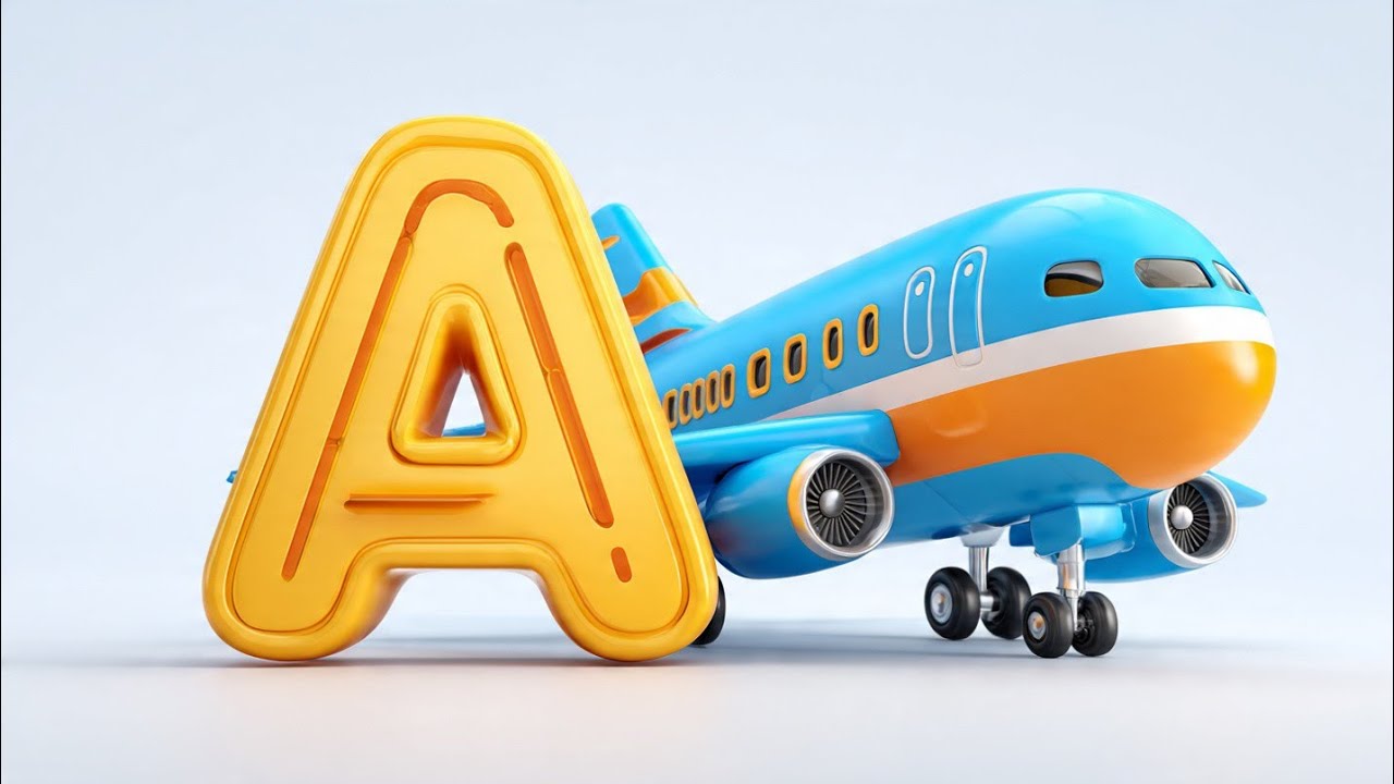 Learning ABC alphabet 🎉Song|| A is for Aeroplane ✈️ || Kids Learning Video for Toddlers 🐥