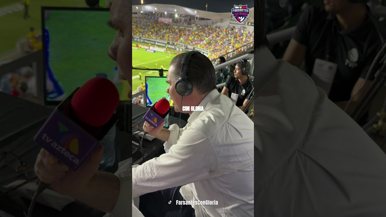 Martinoli narrando el golazo de Brian Rodr&iacute;guez en el Mazatl&aacute;n 2-2 Am&eacute;rica